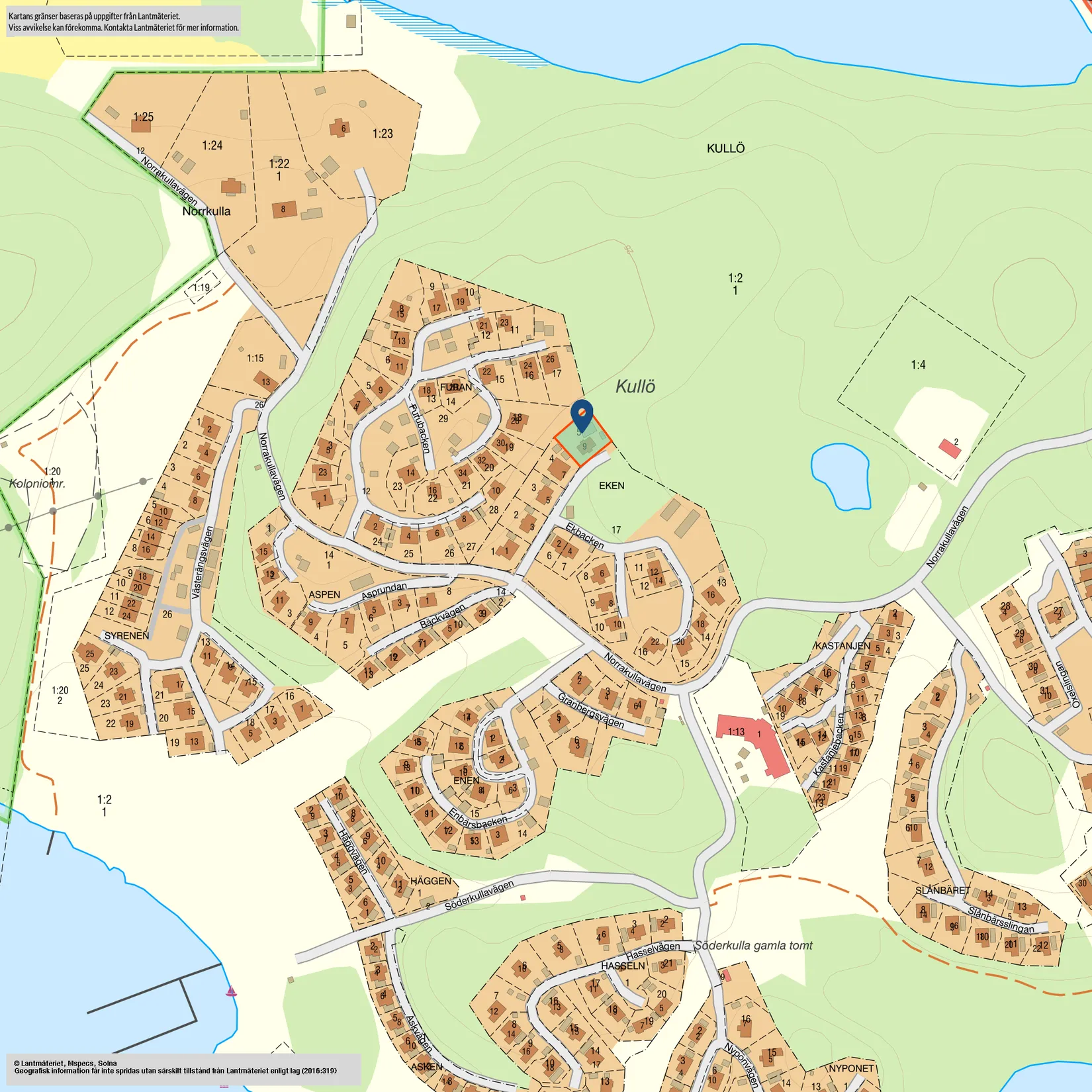 Villa, Ekbacken 9, Vaxholm Kullön, Vaxholm