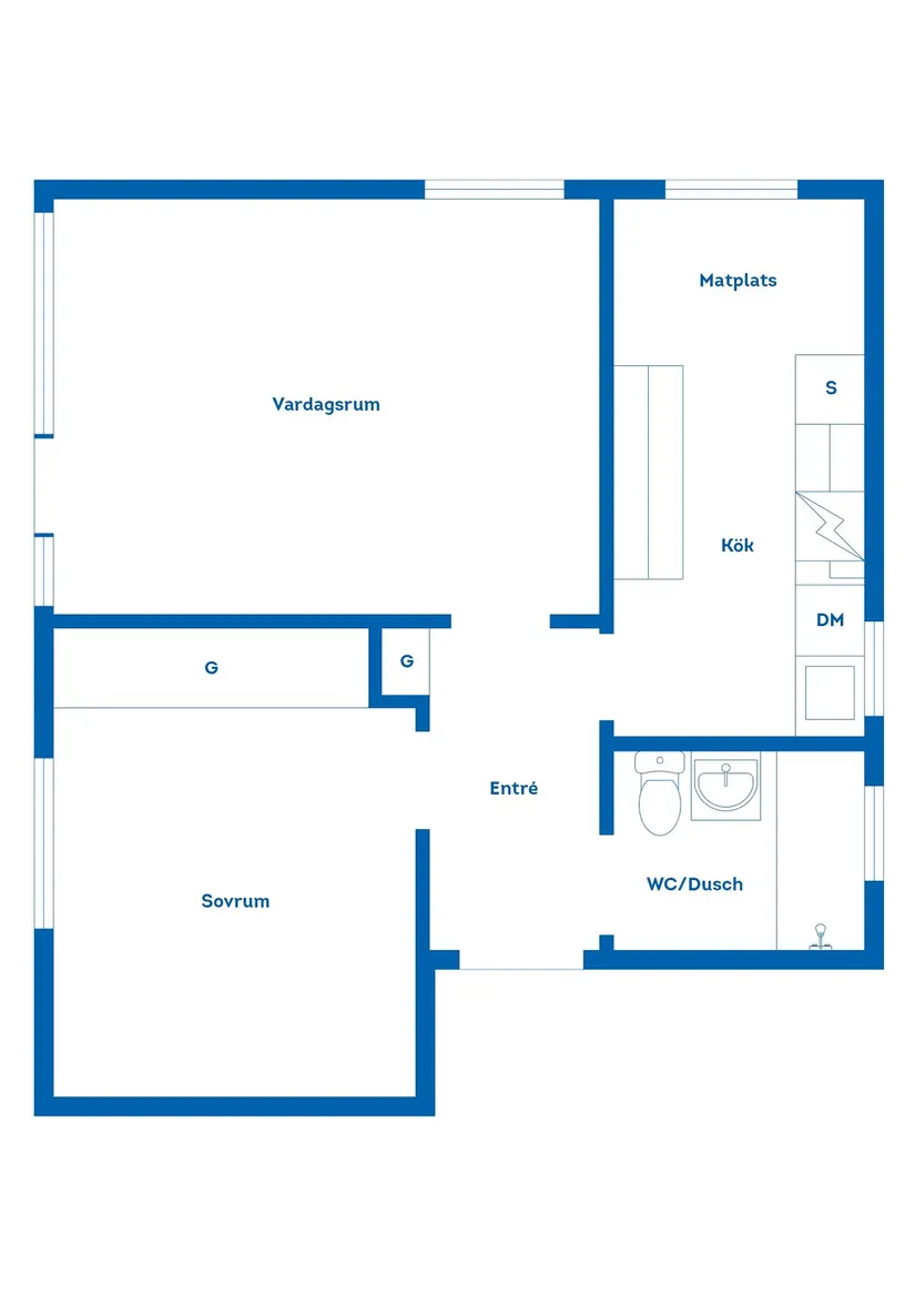 Bostadsrätt, Göingegatan 5 B Lgh 1002, Osby - Centralt, Osby
