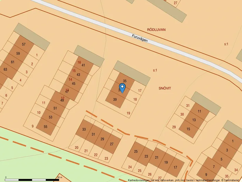 Villa, Radhus, Furuvägen 37, Hälletorp/Bondsjöstaden, Härnösand