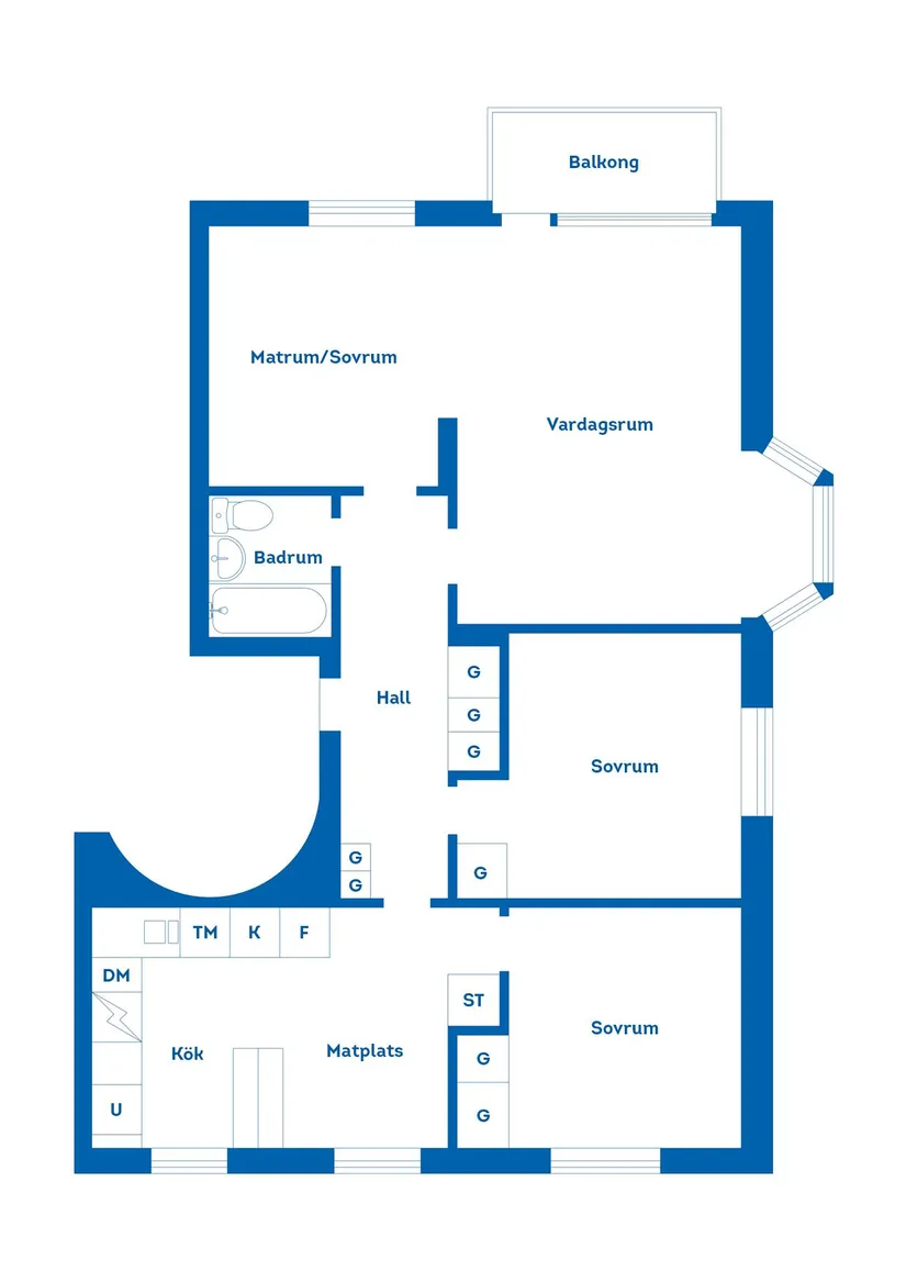 Bostadsrätt, Norra Kyrkogatan 36A, Norrstaden, Härnösand