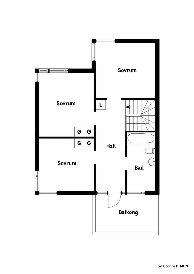 Villa, Radhus, Tallåsstigen 9, Danvik, Oxelösund