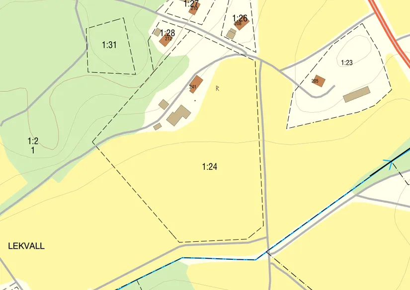 Gård/Skog, Lekvall 241, Lilla Edet