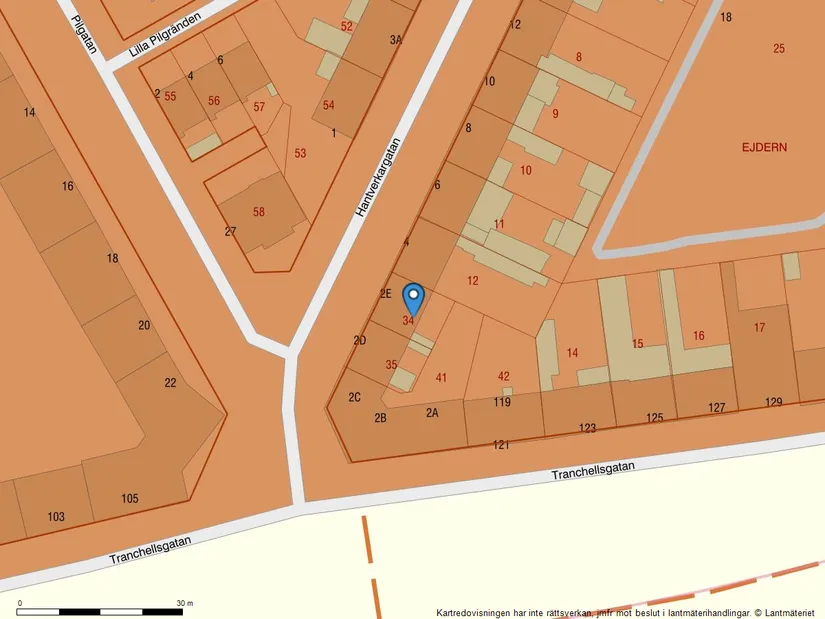 Villa, Radhus, Hantverkargatan 2E, Centrum, Landskrona