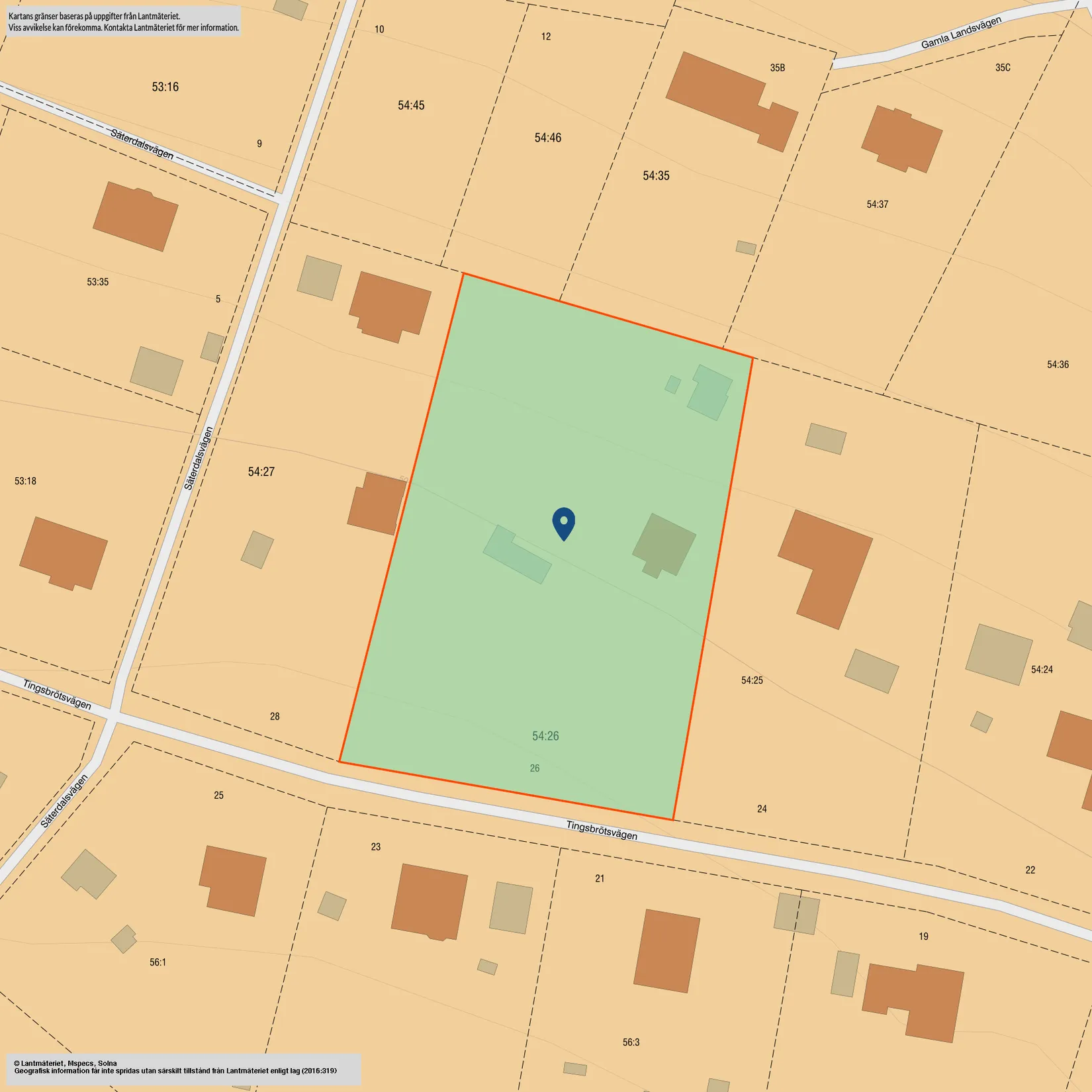 Villa, Tingsbrötsvägen 26, Svärtinge, Norrköping