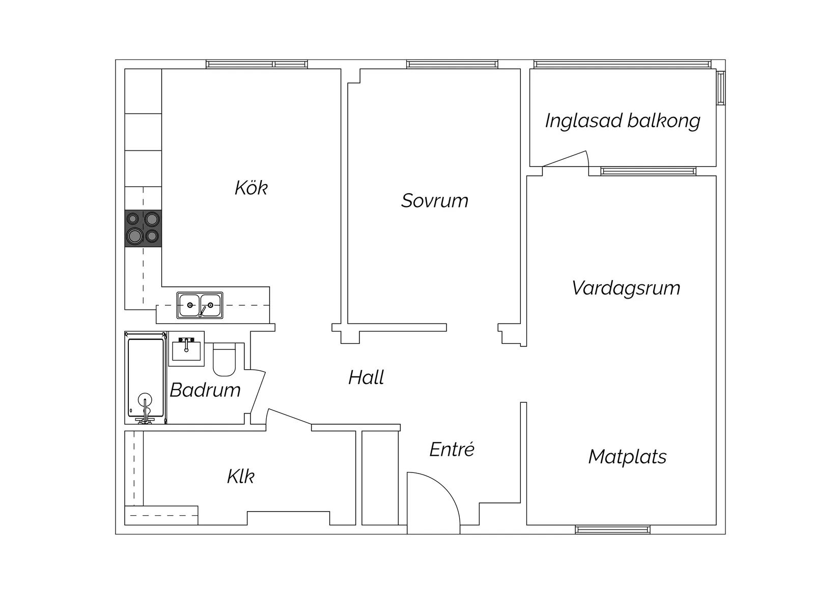Bostadsrätt, Korstavägen 5, Sundsvall