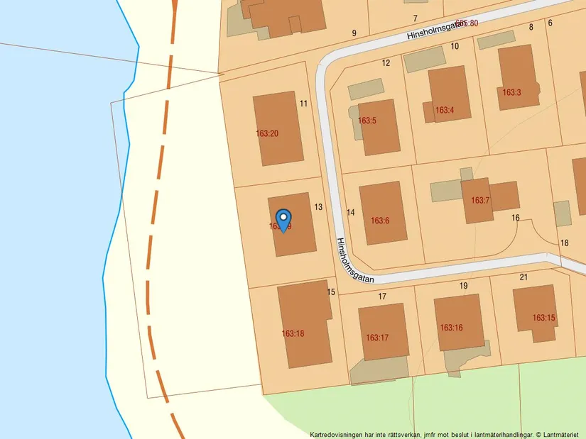 Villa, Hinsholmsgatan 13, Långedrag - Hinsholmen, Göteborg