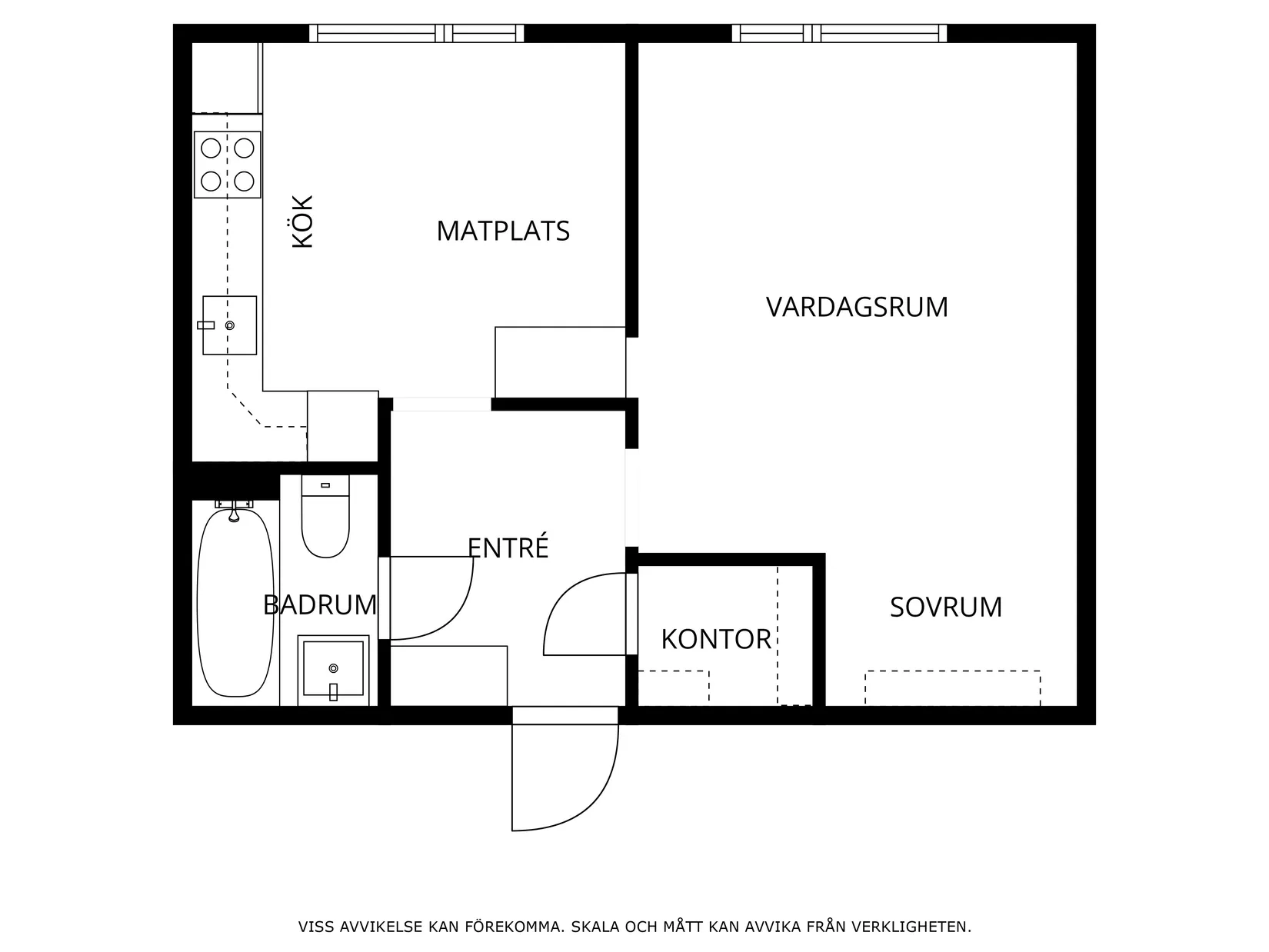 Bostadsrätt, Högalidsvägen 32B, Högalid, Trelleborg