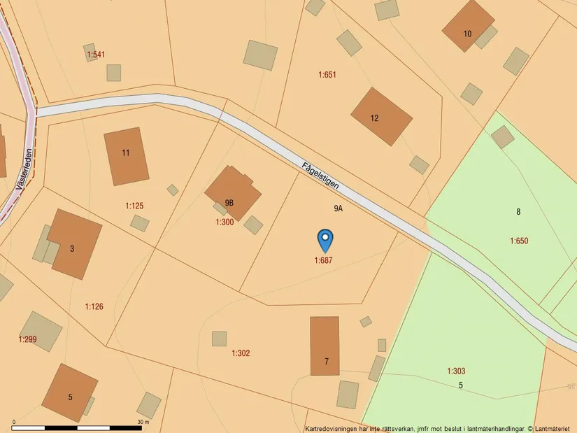 Villa, Fågelstigen 9A, tomt, Mörtnäs, Värmdö