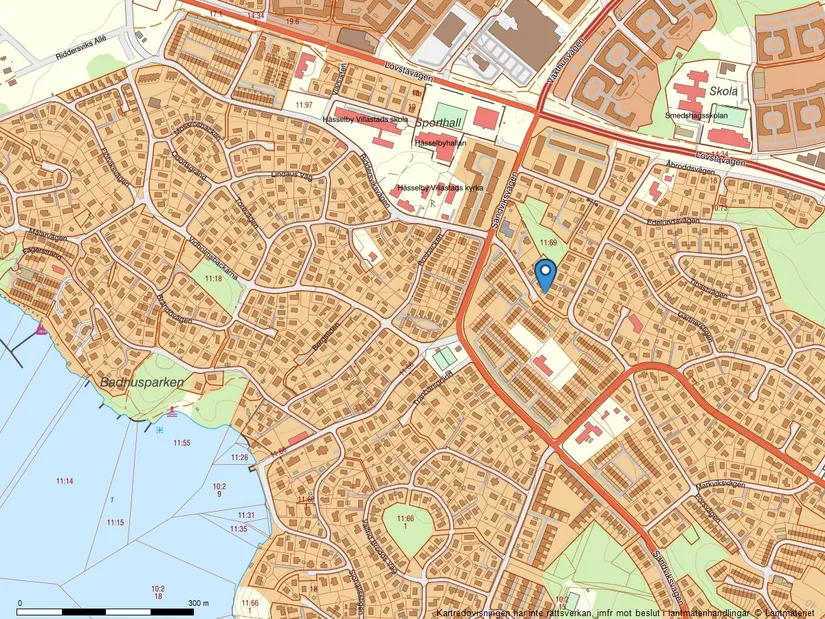 Villa, Albert Landbergs gränd 13A, Hässelby Södra Villastad, Stockholm