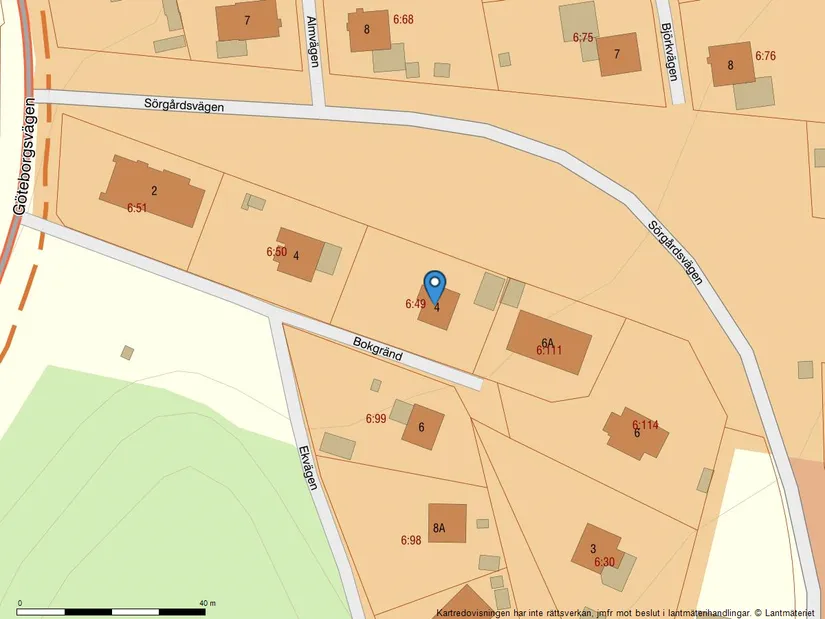 Villa, Bokgränd 4, Bohus, Ale