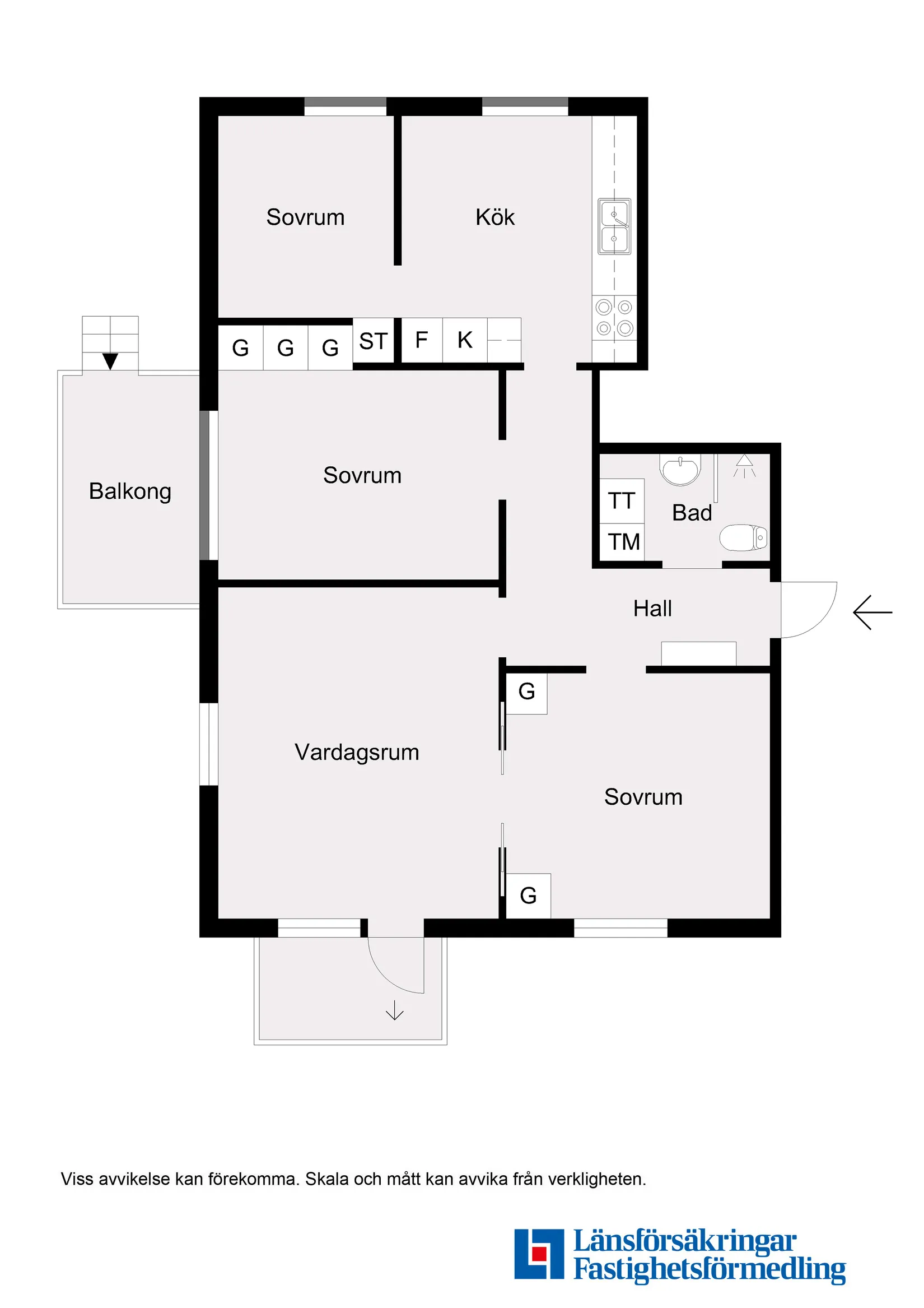 Bostadsrätt, Parkvägen 3, Haga, Umeå