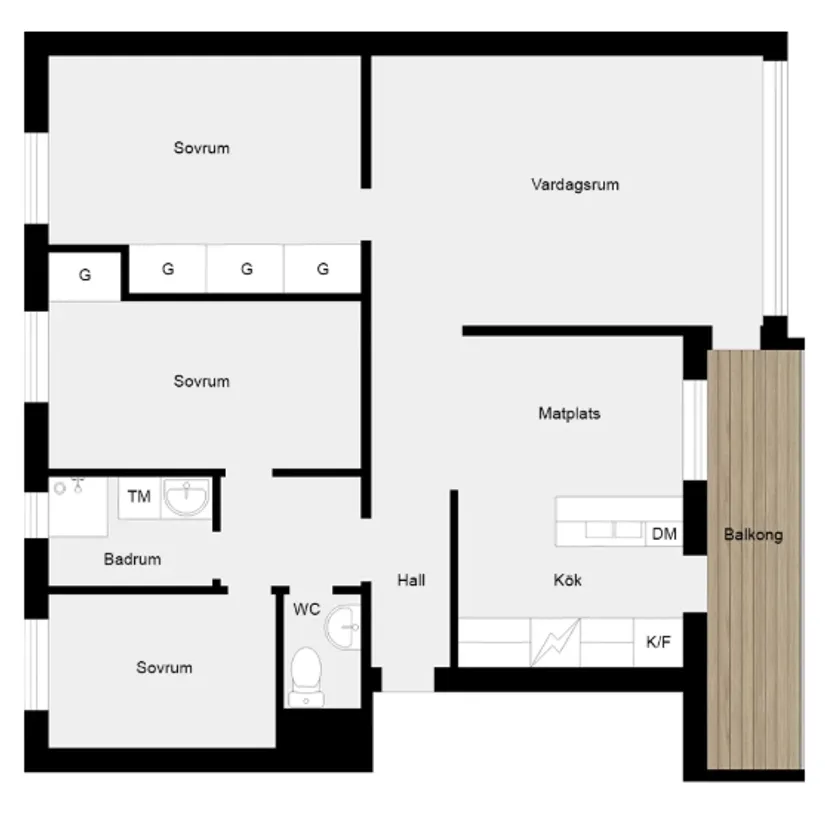 Bostadsrätt, Vedevågslingan 24, Hagsätra, Stockholm