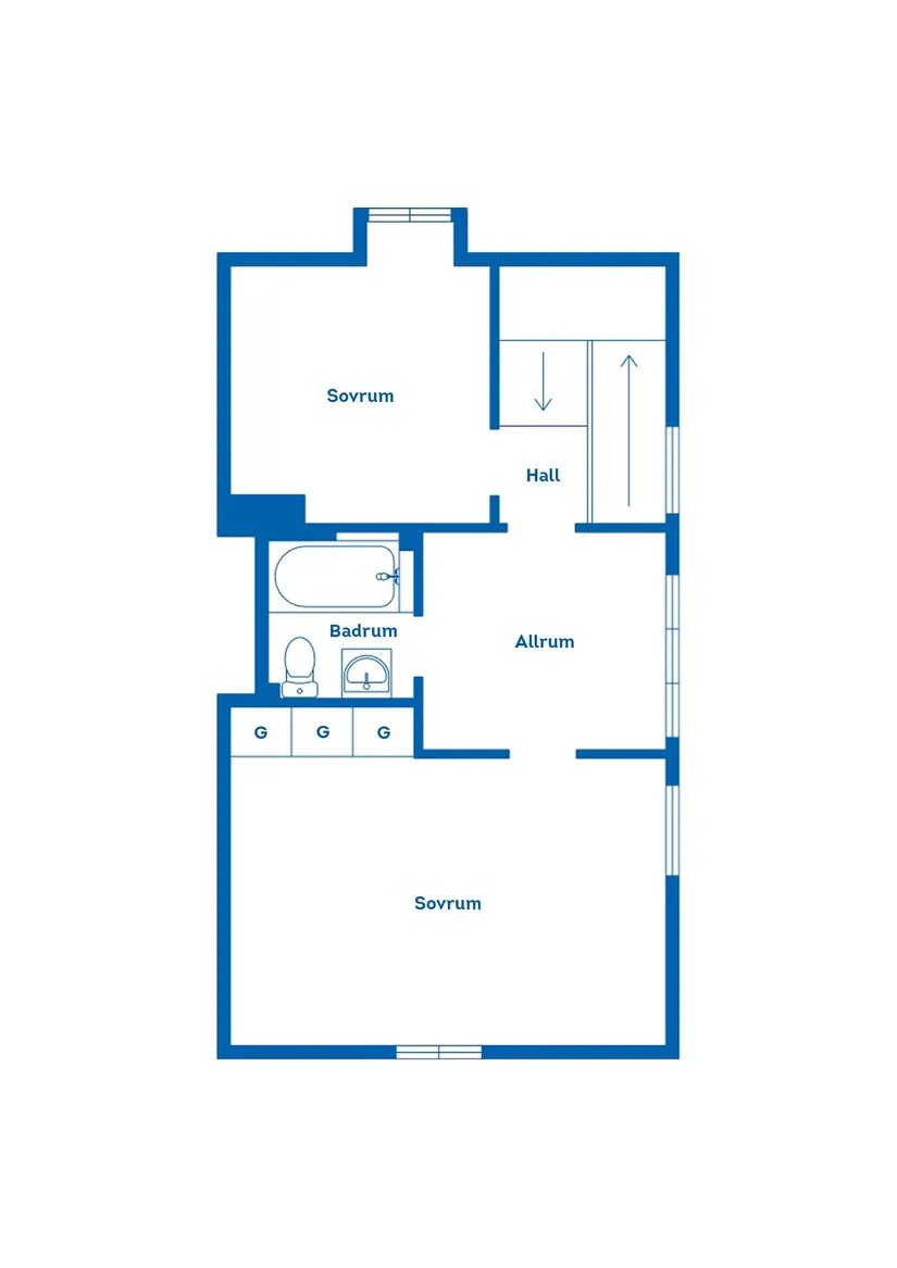 Villa, Radhus, Regementsgatan 55B, Strängnäs