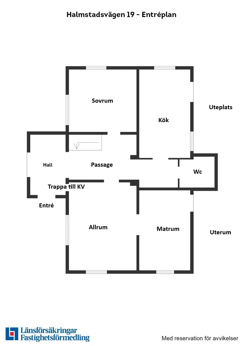 Villa, Halmstadsvägen 19, Genevad, Laholm