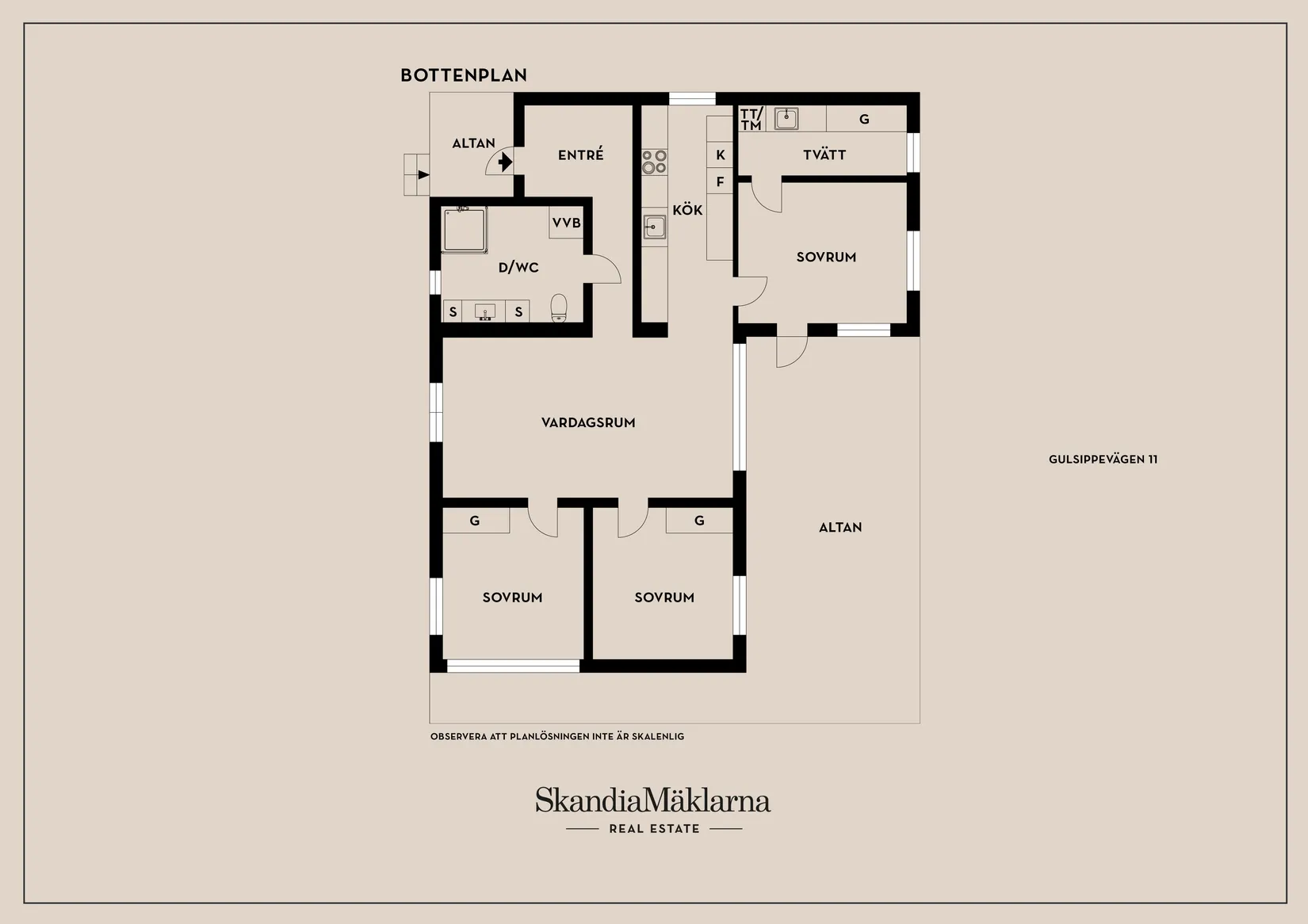 Villa, Gulsippevägen 11, Bunkeflostrand/Strandhem, Malmö