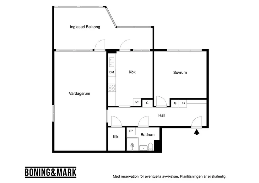 Bostadsrätt, Hallakroken 10A, Hallakroken, Trelleborg