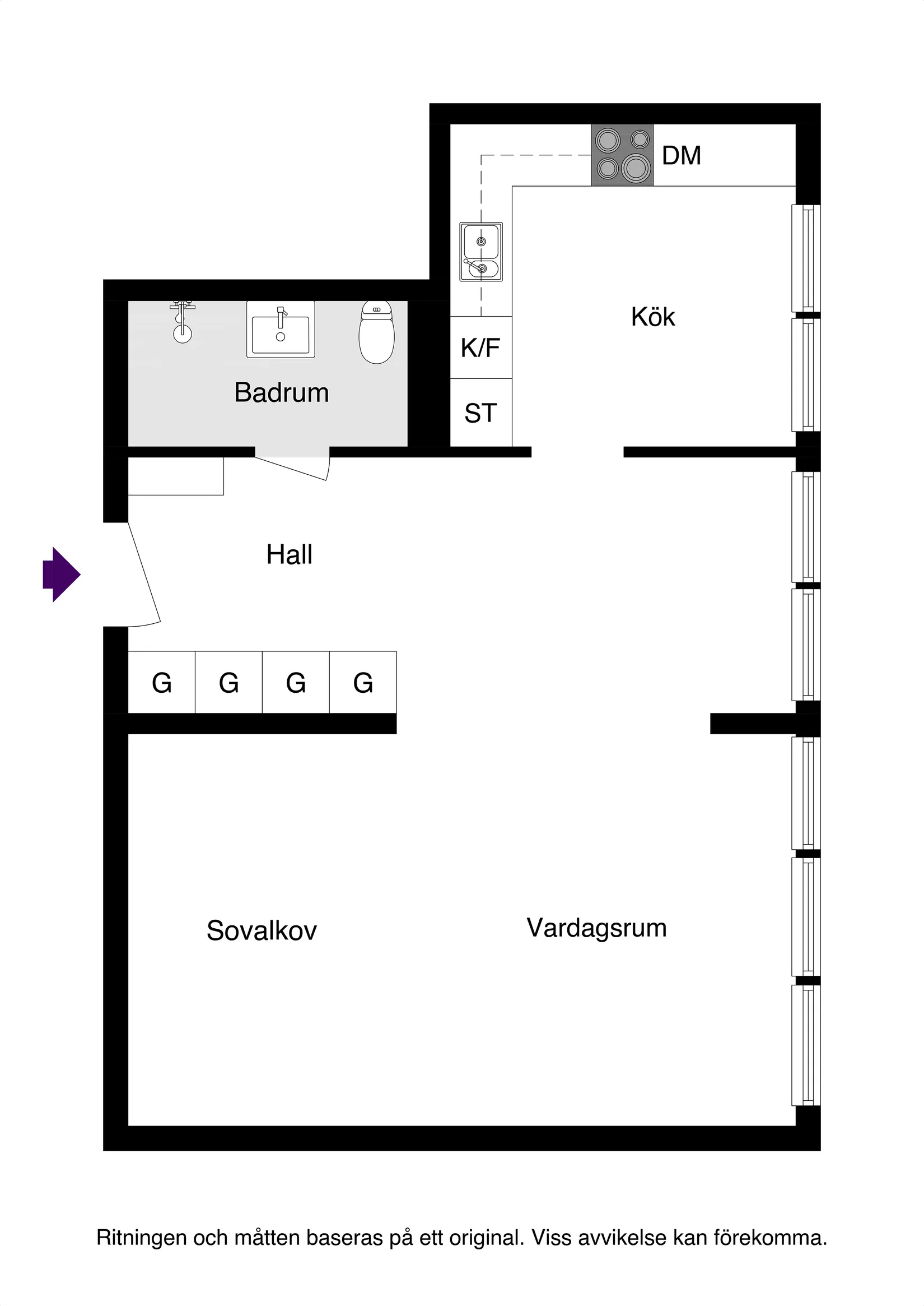 Bostadsrätt, Ritargatan 3, Salabacke, Uppsala