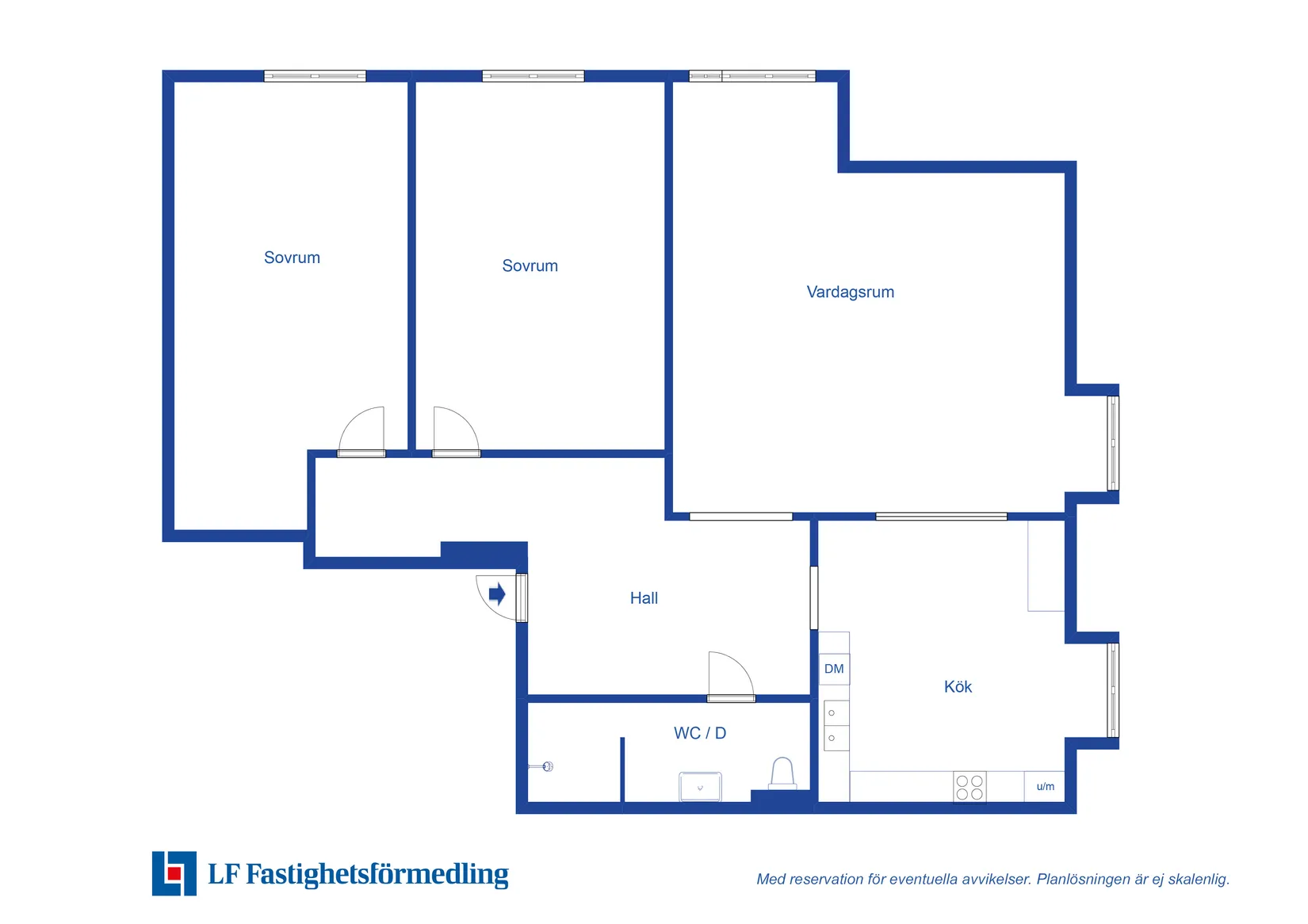 Bostadsrätt, Bellevuevägen 24, Bellevue, Ystad