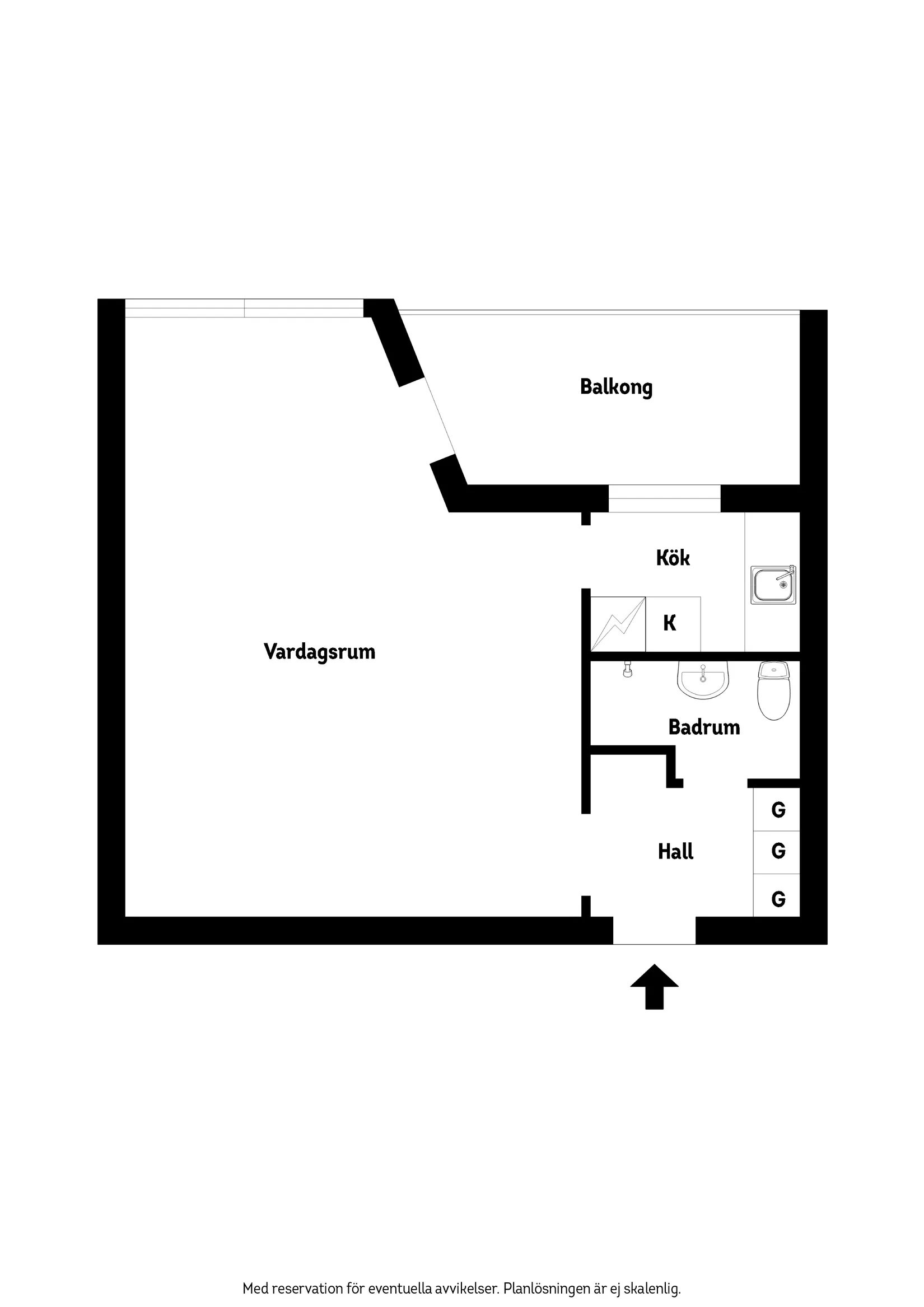 Bostadsrätt, Måsvägen 2B, Väster, Lund