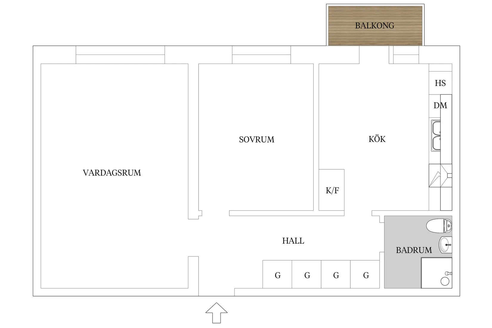 Bostadsrätt, Eriksdalsgatan 7B, Katrinelund, Malmö