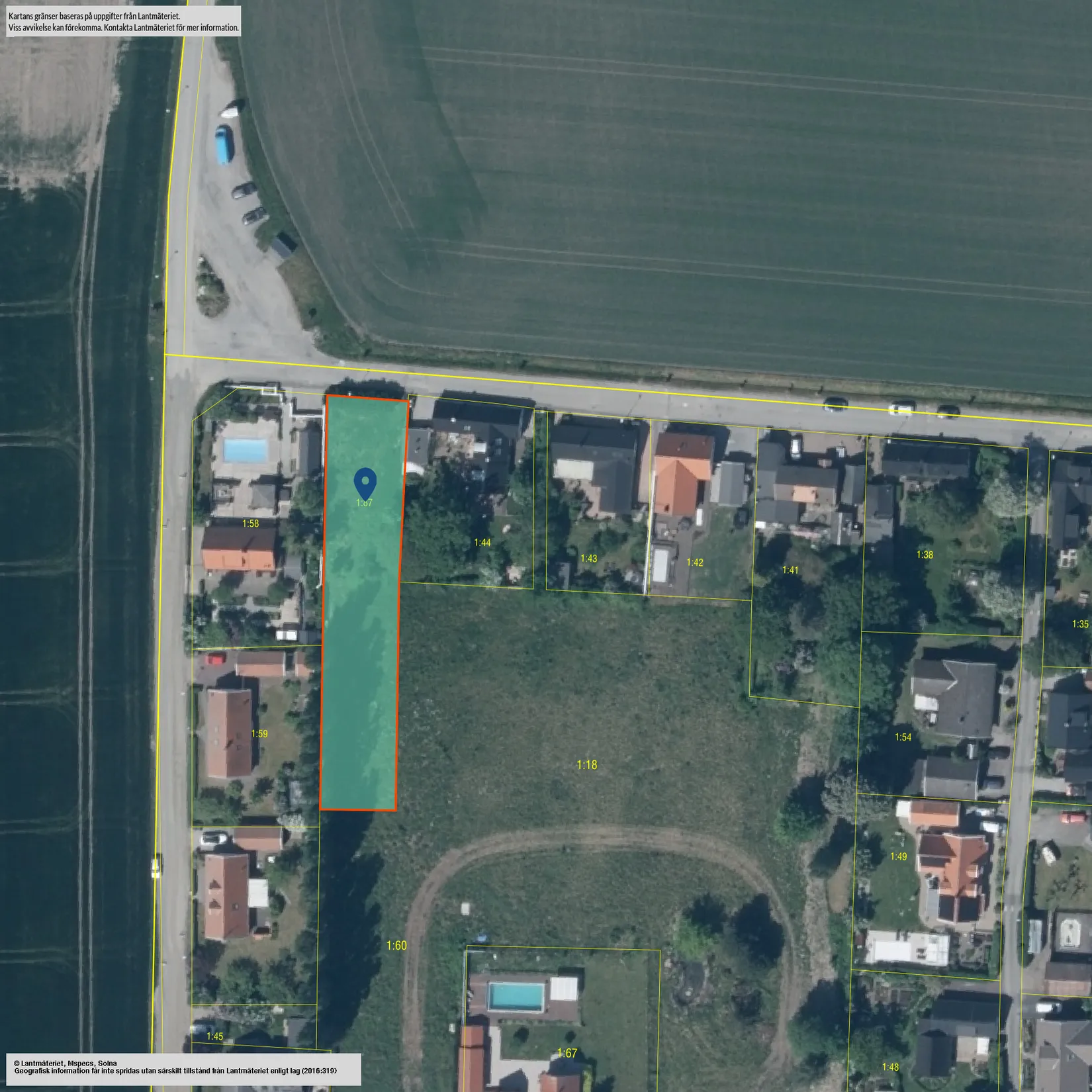 Tomt, Fornminnesvägen 3A, Skumparp / Vintrie, Malmö