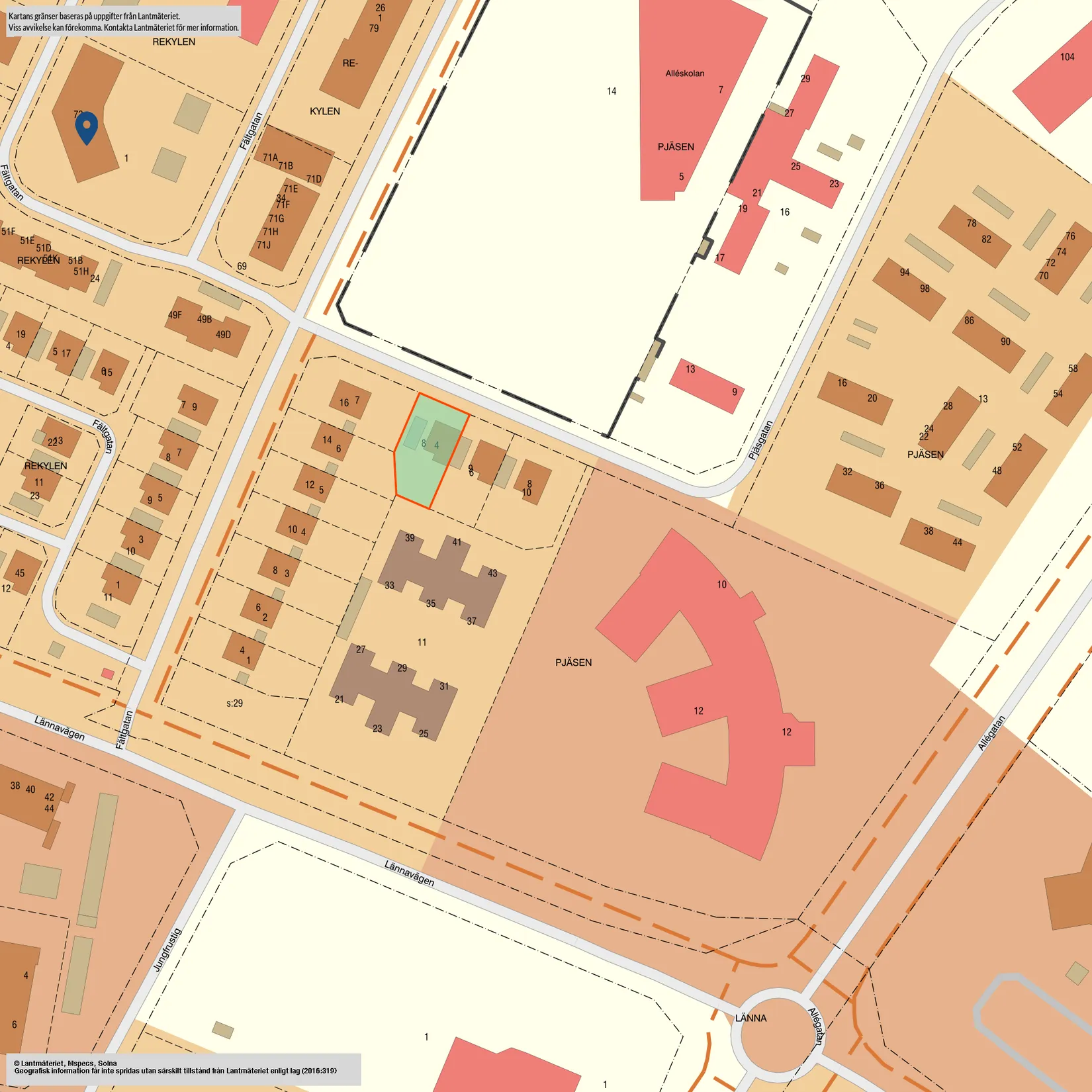 Villa, Pjäsgatan 4, Visby - A7 området, Gotland