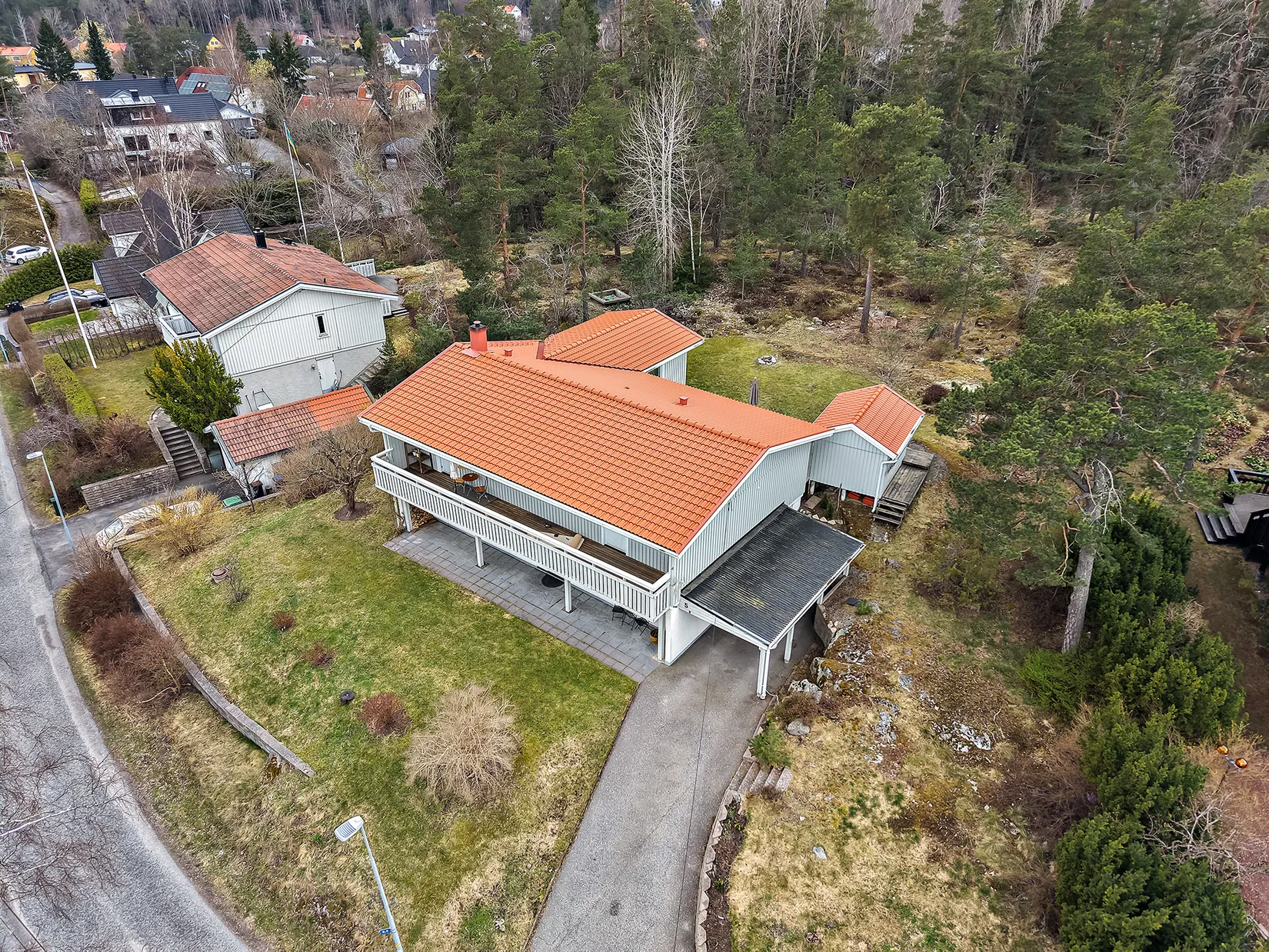 Villa, Kvarntorpsvägen 5, Lahäll, Täby