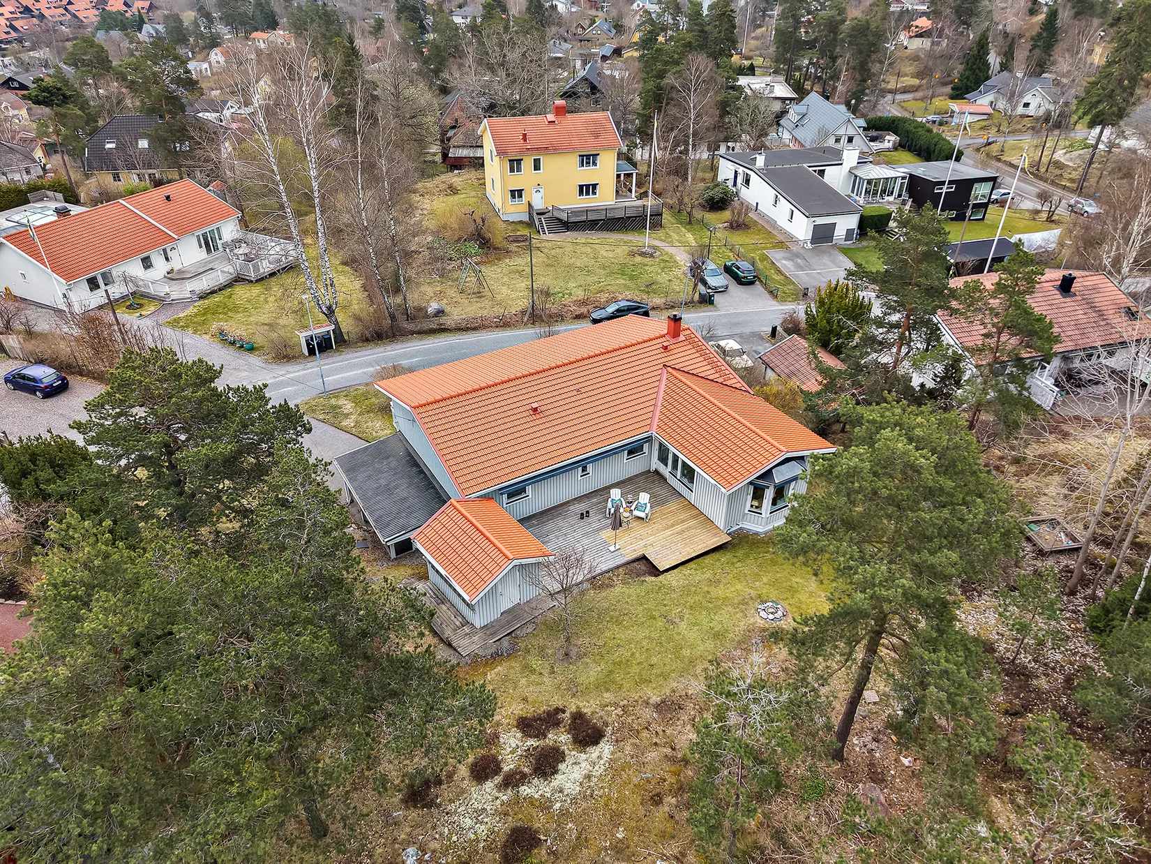 Villa, Kvarntorpsvägen 5, Lahäll, Täby