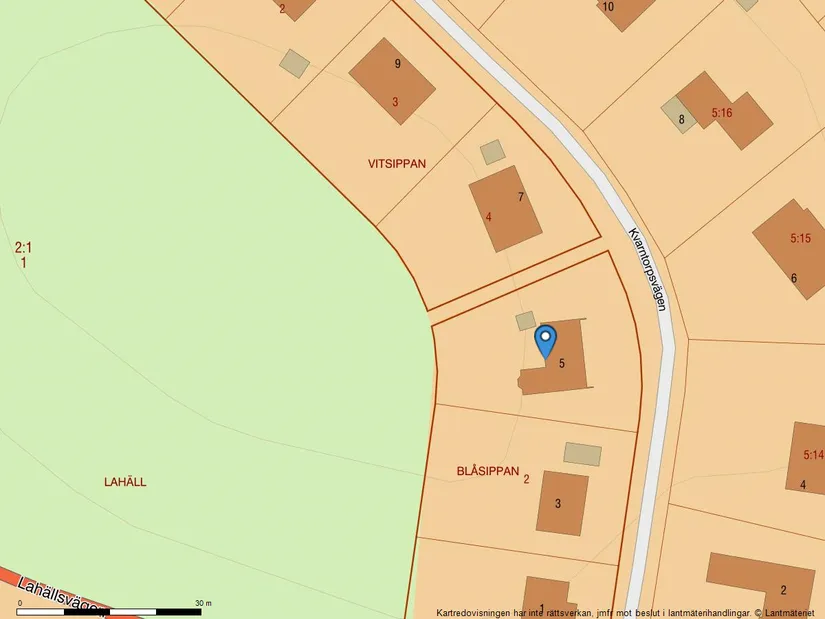 Villa, Kvarntorpsvägen 5, Lahäll, Täby