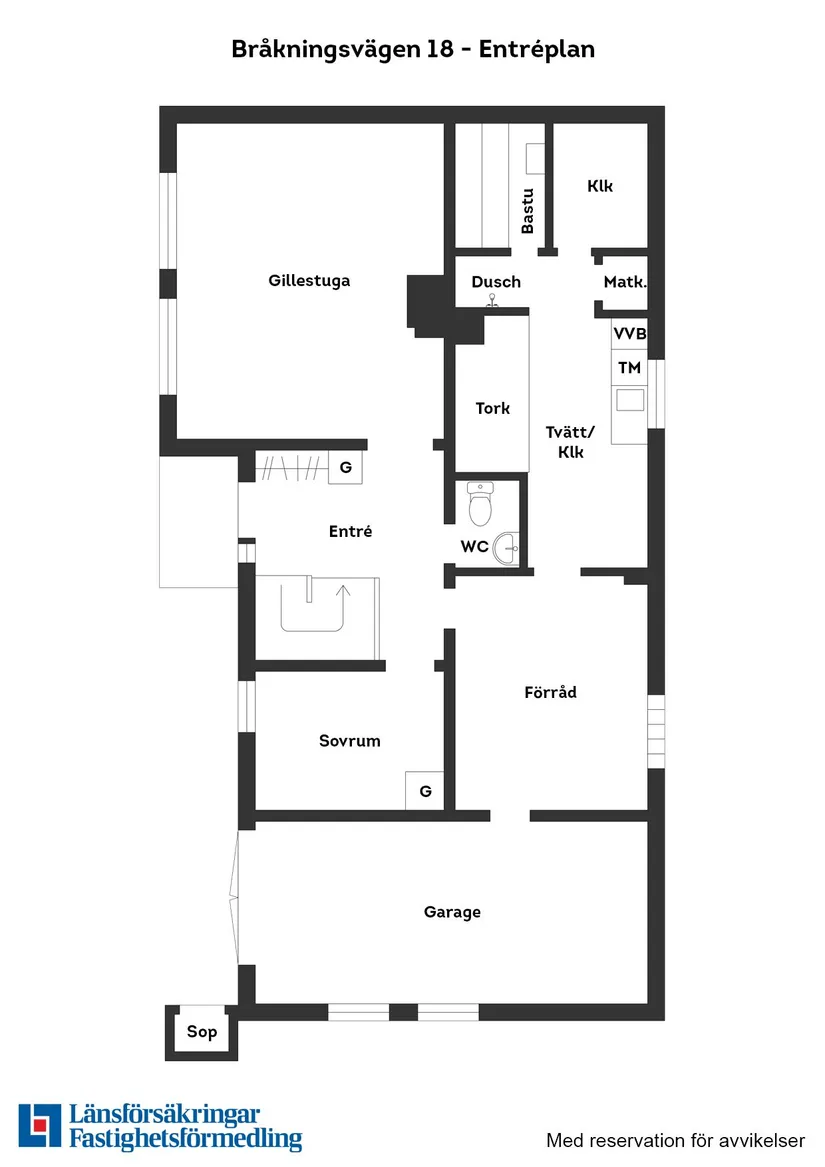 Villa, Bråkningsvägen 18, Bor, Värnamo