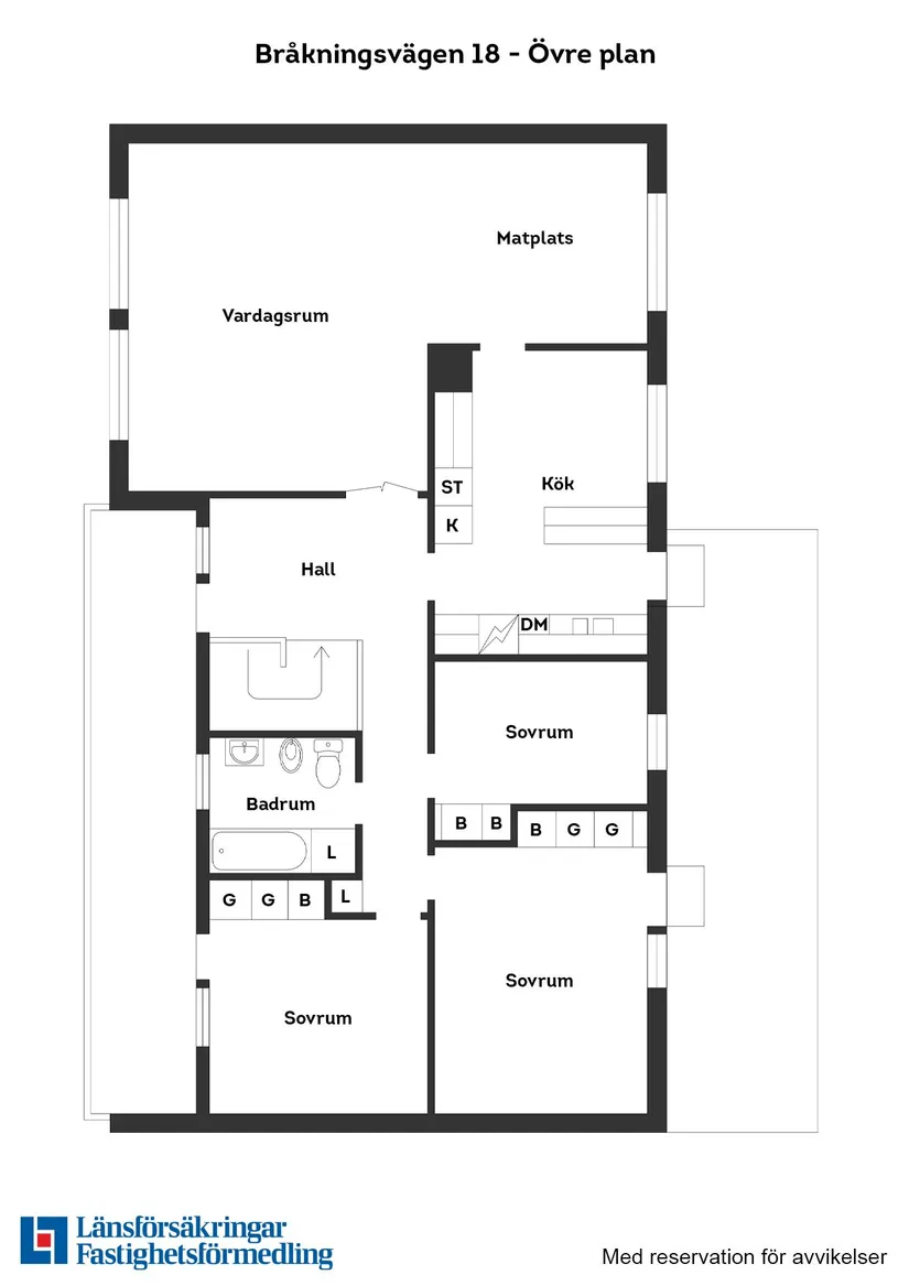 Villa, Bråkningsvägen 18, Bor, Värnamo