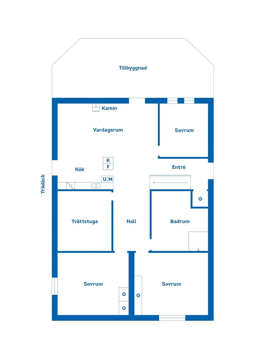 Villa, Harstigen 15, Målen, Nässjö