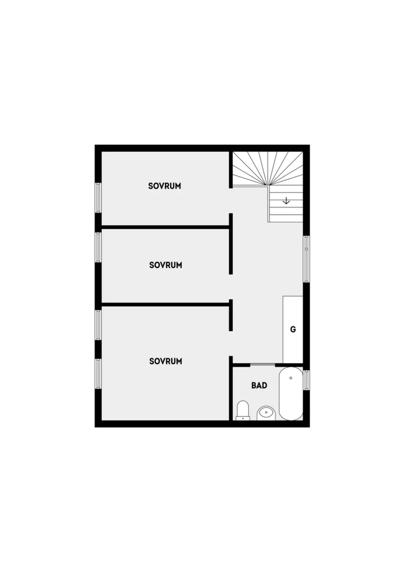 Villa, Radhus, Albert Målares väg 8C, Täby Kyrkby, Täby