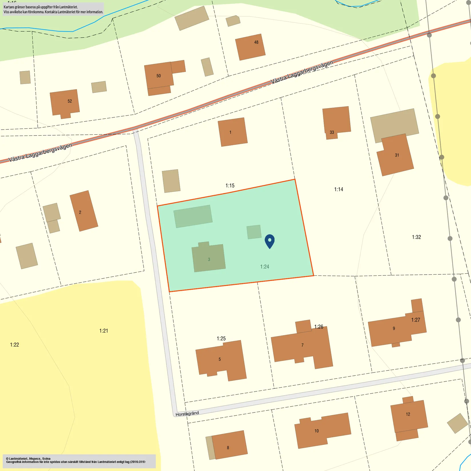 Villa, Horstagränd 3, Laggarberg, Timrå