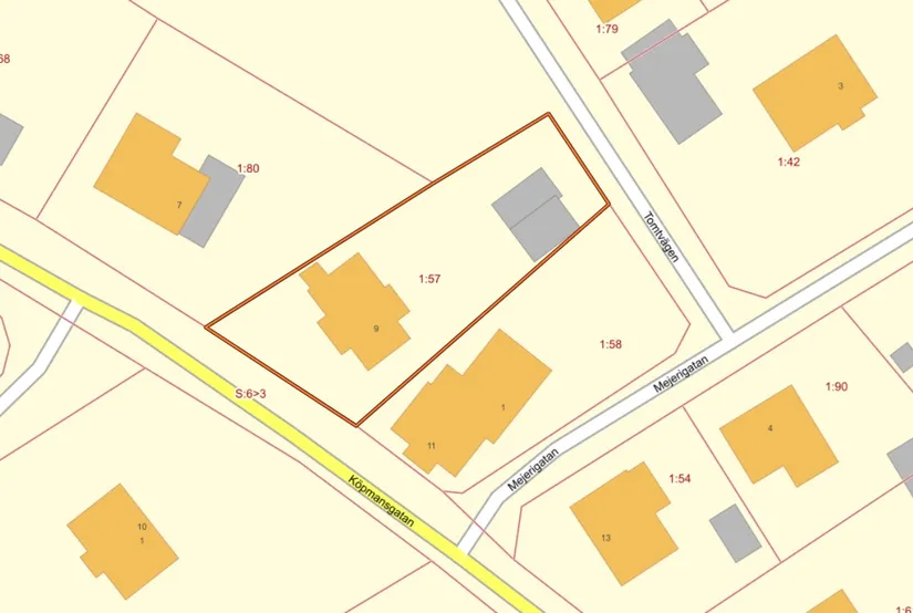 Villa, Köpmansgatan 9, Tråvad, Vara