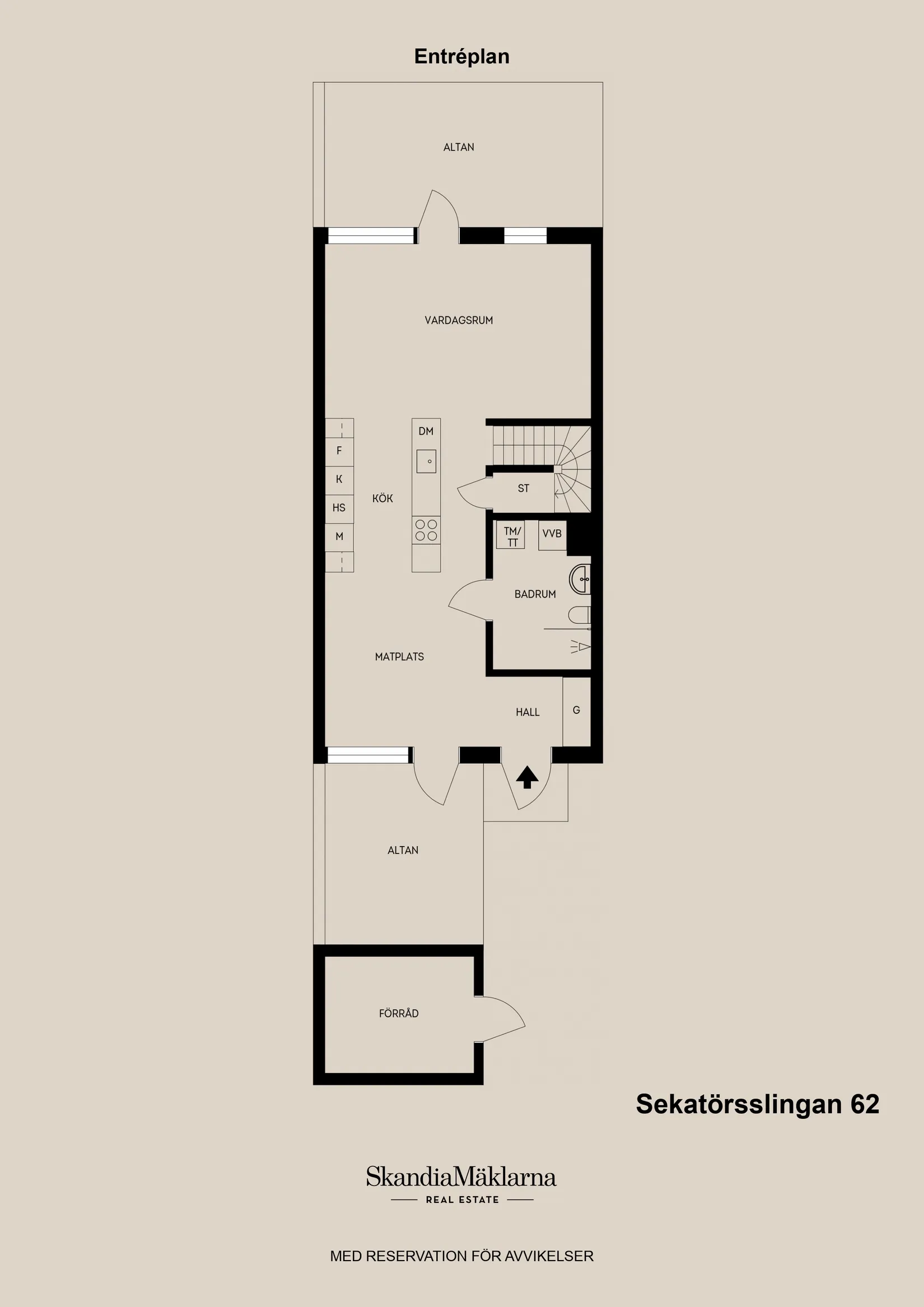 Bostadsrätt, Sekatörsslingan 62, Strömsbro, Gävle
