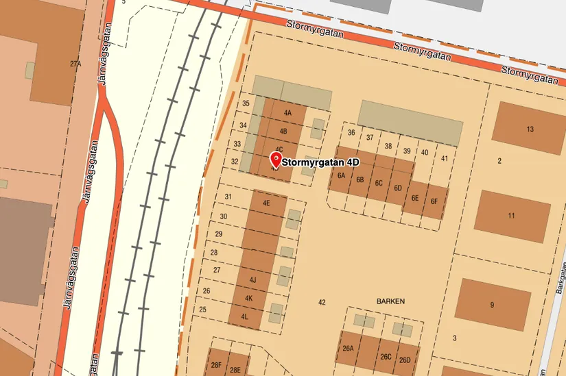 Bostadsrätt, Stormyrgatan 4D, Centrum, Orsa