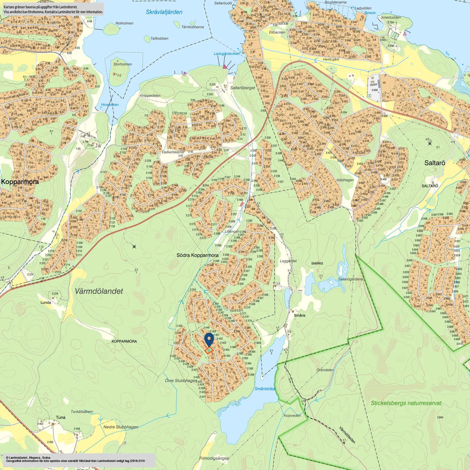 Villa, Kanotvägen 5, Södra Kopparmora, Värmdö