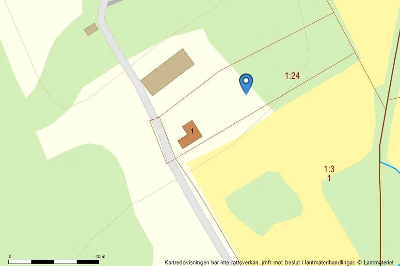 Villa, Bitterna Lillstugan 1, Bitterna, Vara