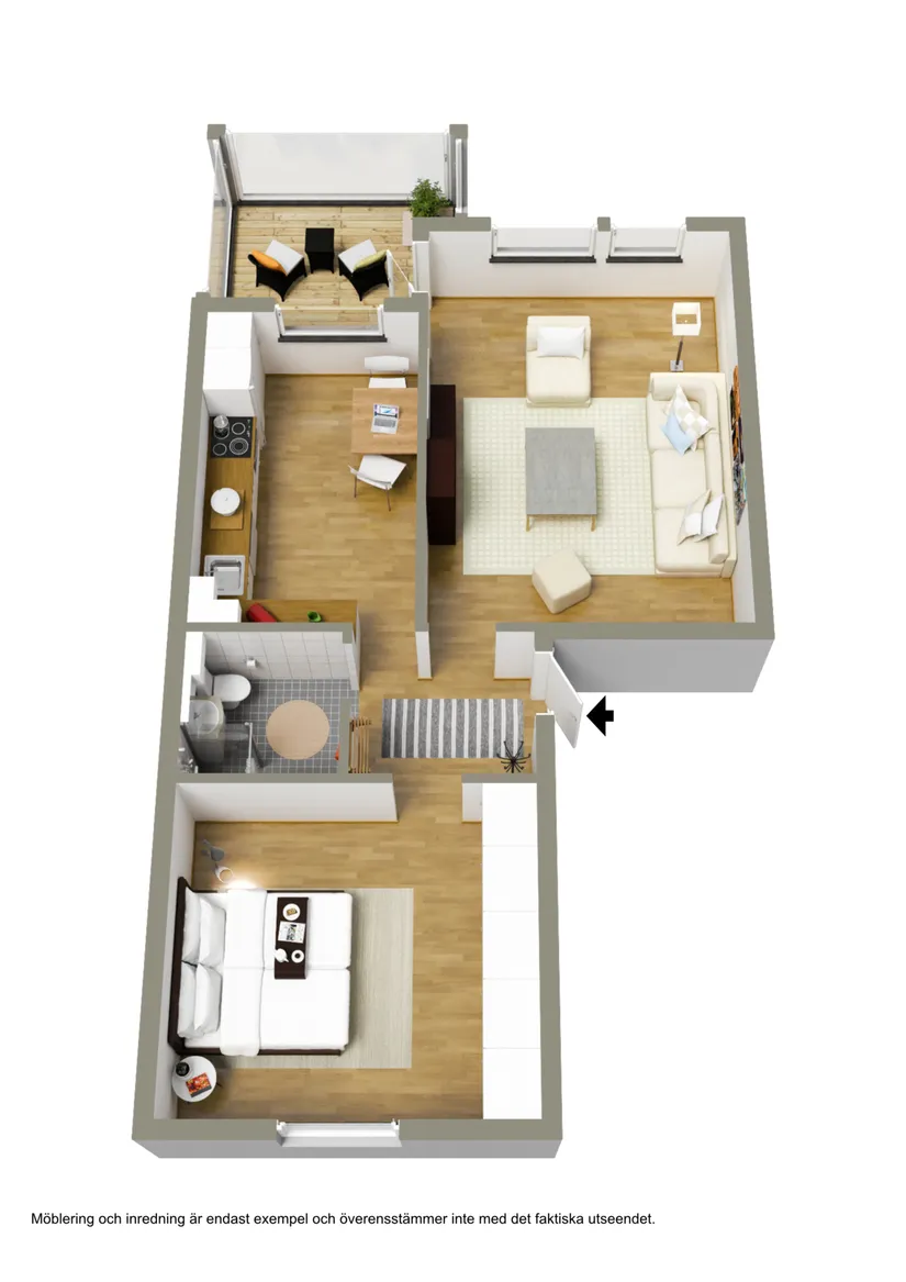 Bostadsrätt, Stationsgatan 22B, Centrum, Luleå