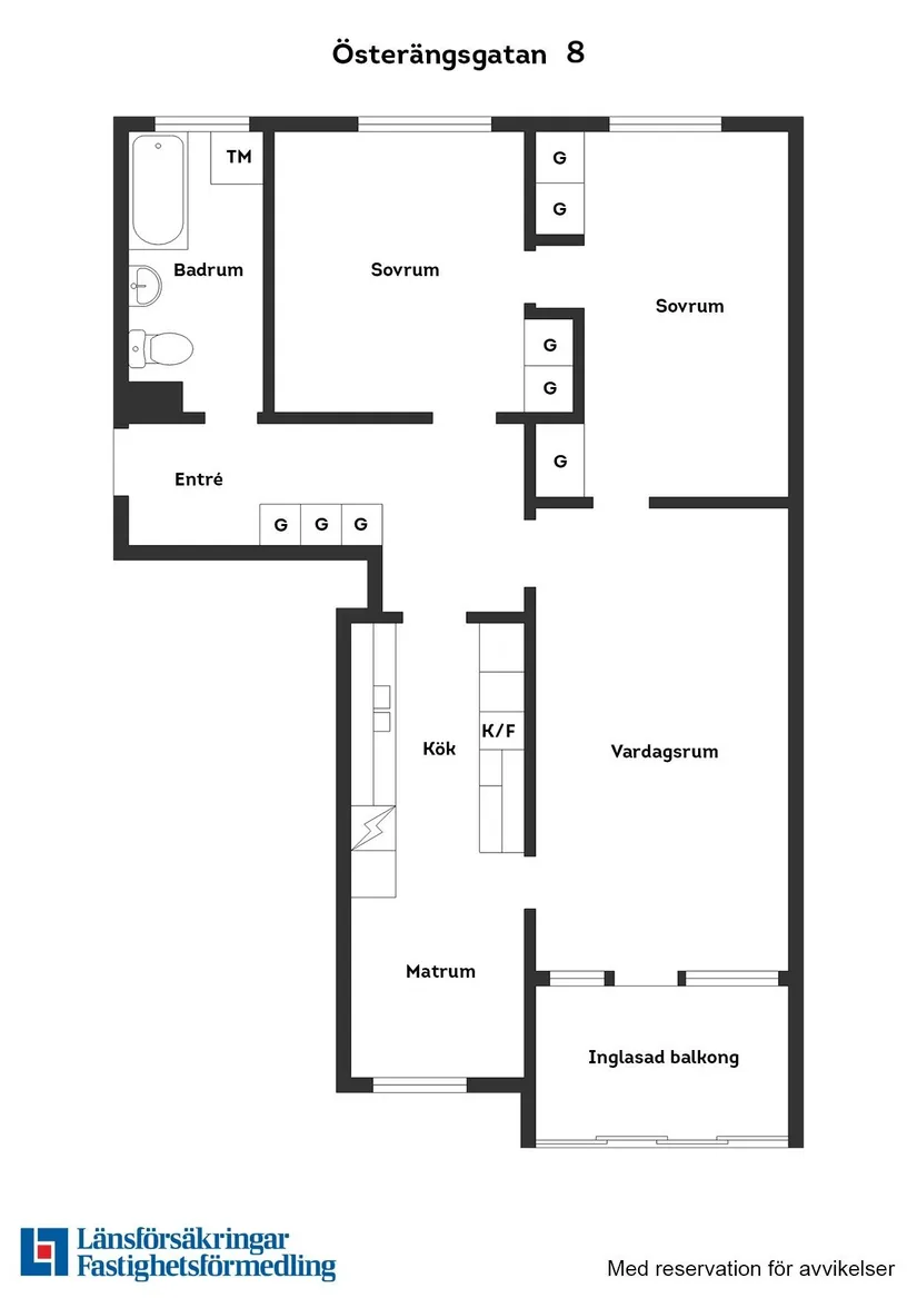 Bostadsrätt, Österängsgatan 8, Östergård, Halmstad