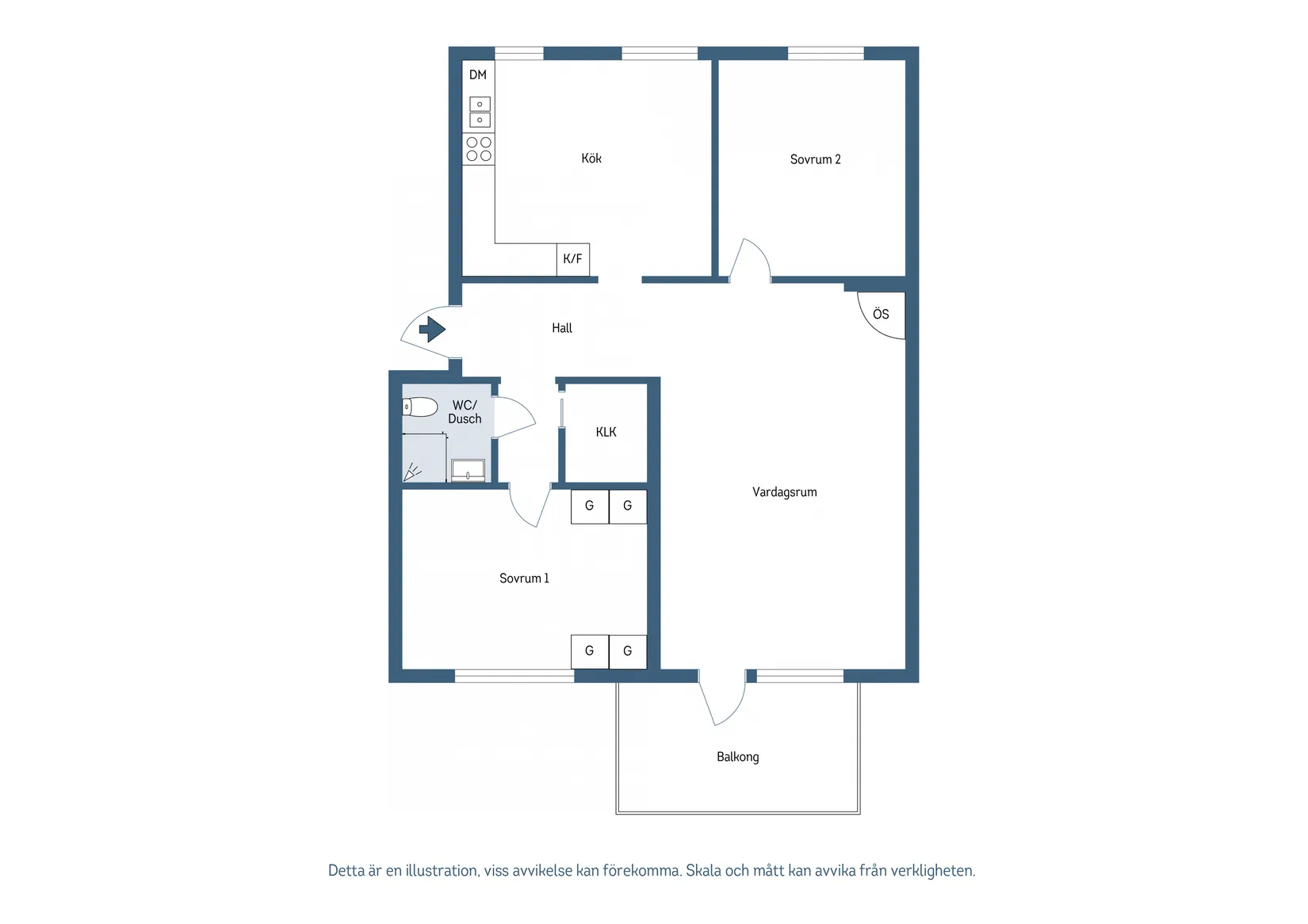 Bostadsrätt, Älgstigen 1 A, Vasastaden, Skövde