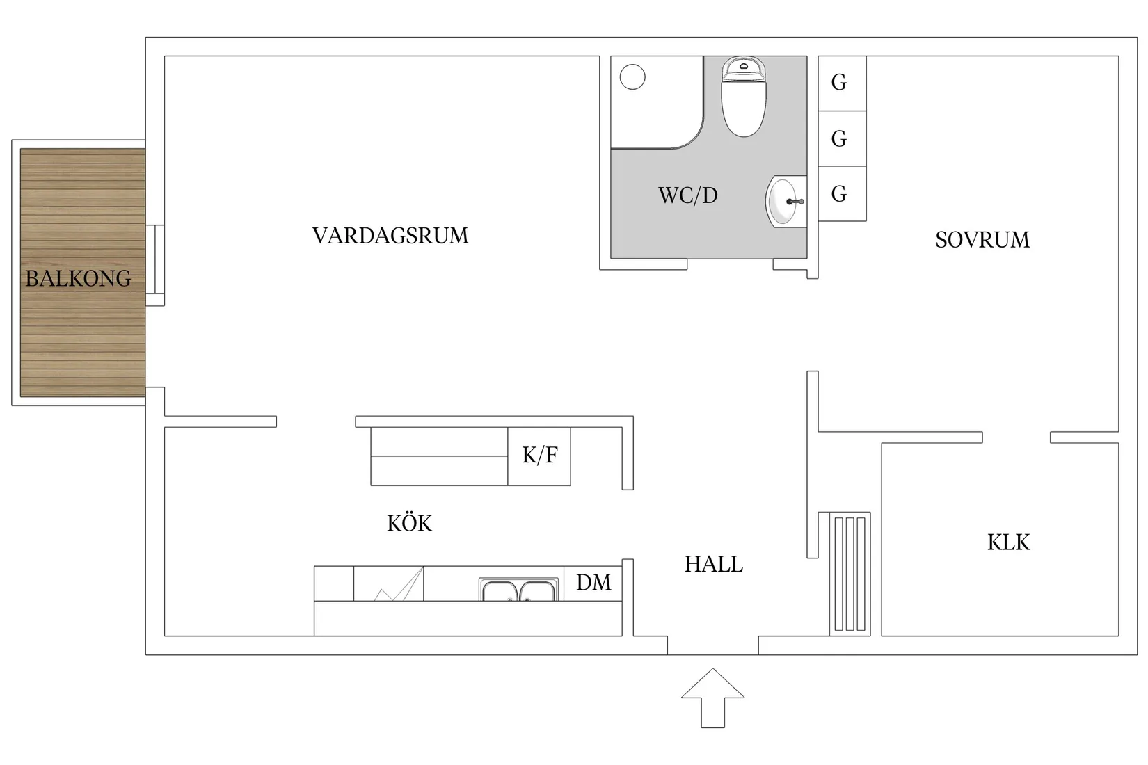 Bostadsrätt, Krokslätts Parkgata 51A, Krokslätt, Mölndal
