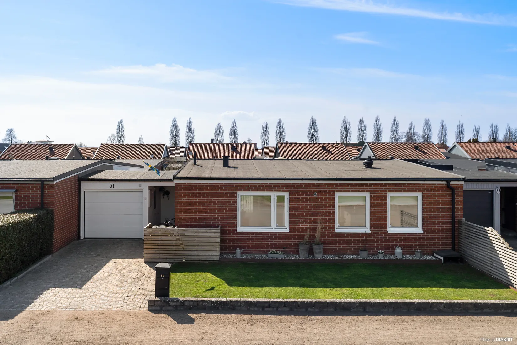 Radhus, Skepparvägen 51, Norra Svaneholm / Borstahusen, Landskrona