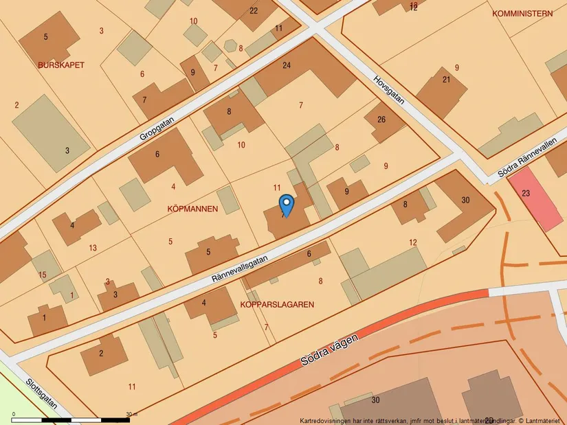 Villa, Rännevallsgatan 7, Centralt, Vadstena