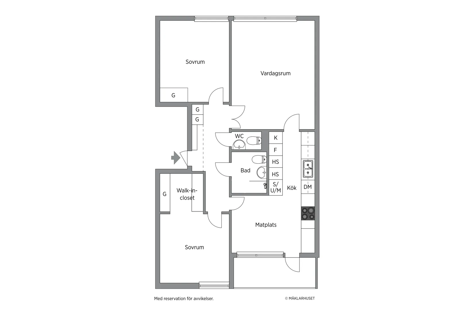 Bostadsrätt, Skönsbergsvägen 29a, Nedre Haga, Sundsvall