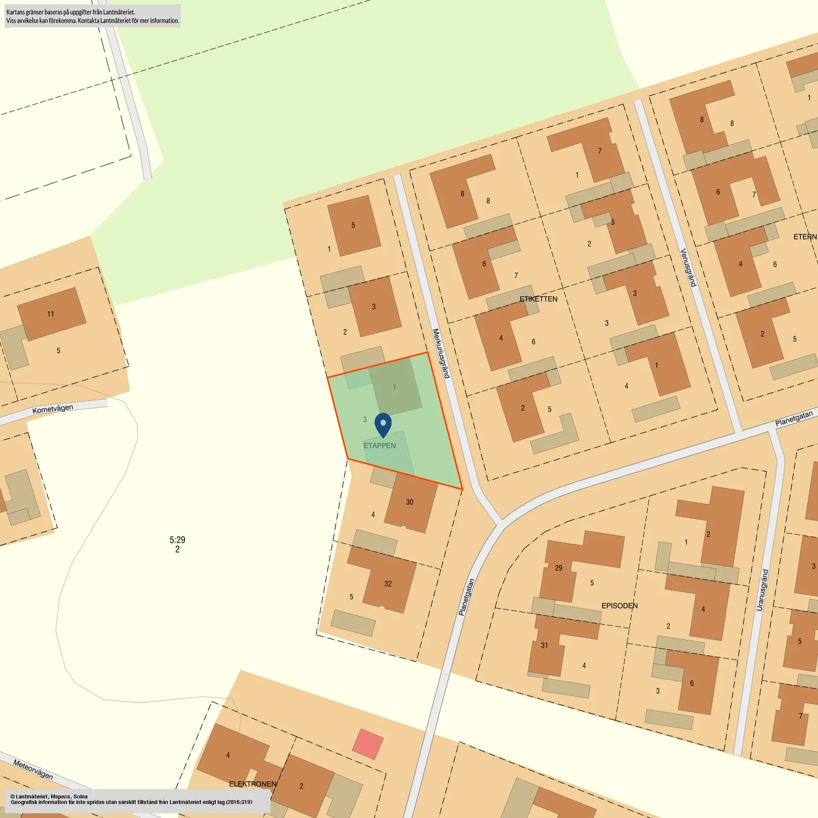 Radhus, Merkuriusgränd 1, Väster / Mickedala, Halmstad