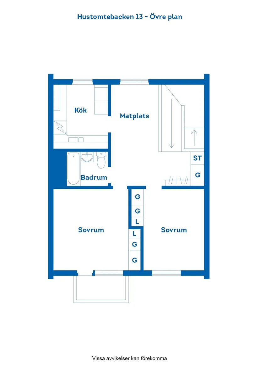 Villa, Radhus, Hustomtebacken 13, Smedby, Norrköping