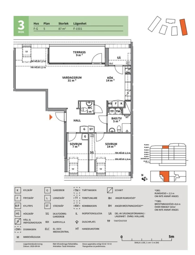 Bostadsrätt, Kvarnholmsvägen 102, 6 tr, Kvarnholmen, Nacka