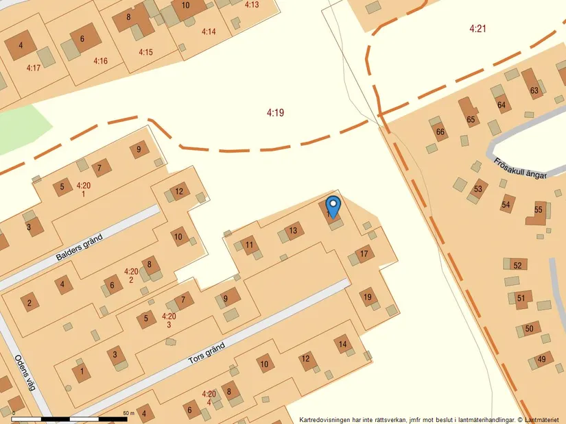 Villa, Tors gränd 15, Frösakull, Halmstad